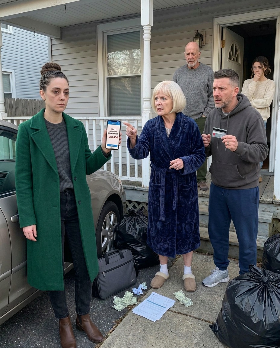 Mom screamed, “If you don’t like living with family, you can leave.” I paid $10,400 in monthly bills while they lived rent-free in my house for 11 months. I cooked, cleaned, even gave up my office, but when I asked for space, she said, “We’re your family, act like it.” That night, I slept in the car. At dawn, I made a single transfer, and their faces went pale.