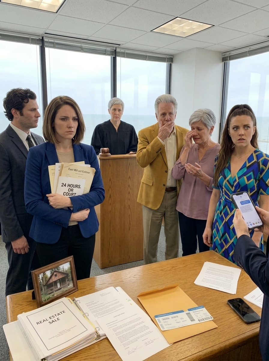 My dad sold the house I inherited. He said: “You don’t need the house.” My sister mocked: “But I needs a vacation.” They paid on their favorite daughter’s vacation… I just laughed. Two weeks later, my lawyer sent one letter for them: “24 hours. Or court.”…