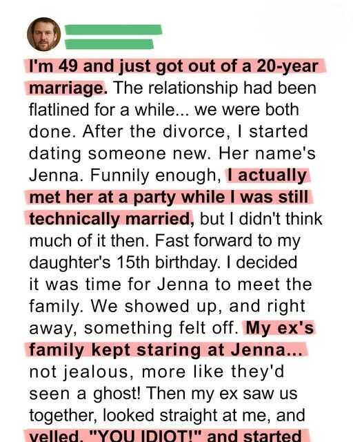 When I Brought a New Woman to a Party After My Divorce, My Ex-wife Blurted, ‘You Idiot!’ & Burst into Laughter