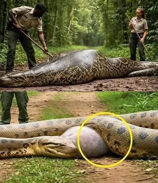 Massive Green Anaconda Nearly Suffocated After Swallowing a Deadly Object — Until Rangers Pulled Off an Incredible Emergency Rescue
