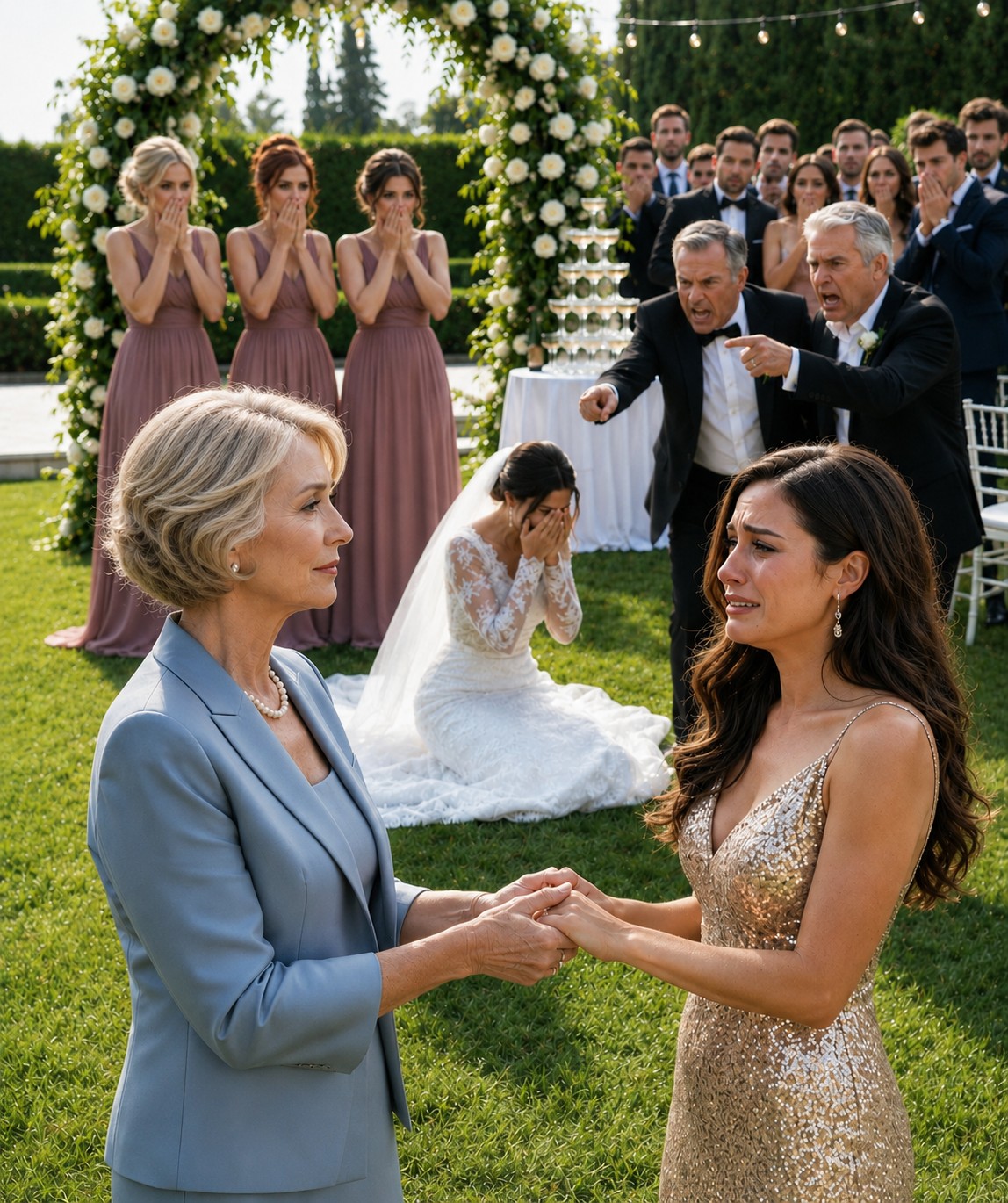 My sister dressed every bridesmaid in elegant lavender, but gave me a huge bright-orange dress and claimed it was the only one left. At the reception, the groom’s grandmother took my hand, exposed the lie, and my sister ran out.