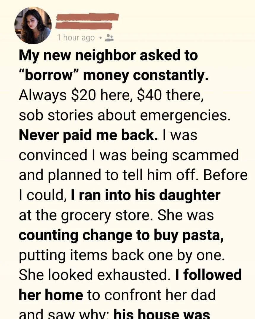 I Thought My Neighbor Was Trying to Scam Me—Until I Stepped Inside His House.