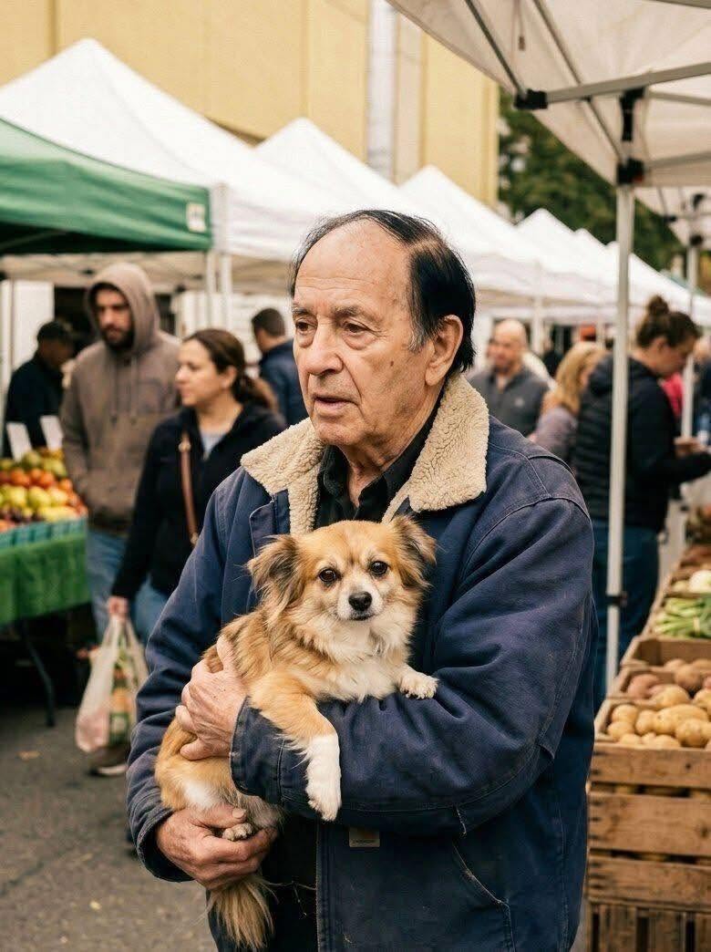 I Bought Food for a Poor Old Man and His Dog – What I Saw at My Door the Next Morning Left Me Frozen