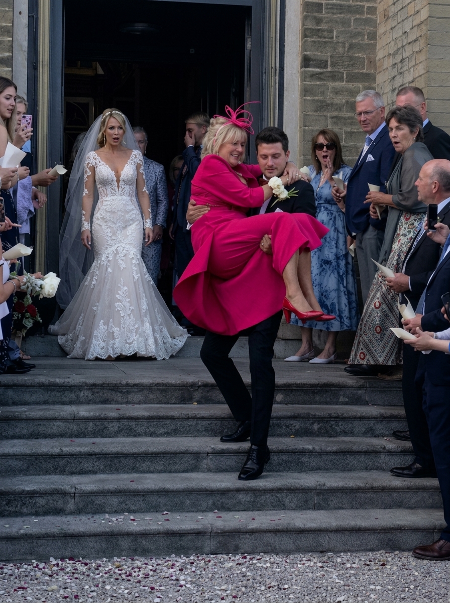 As We Left the Church After Our Wedding Ceremony, My Husband Carried His Mother Instead of Me Because ‘She Wanted to Experience It Too’ – What My Mom Did Next Shocked Everyone