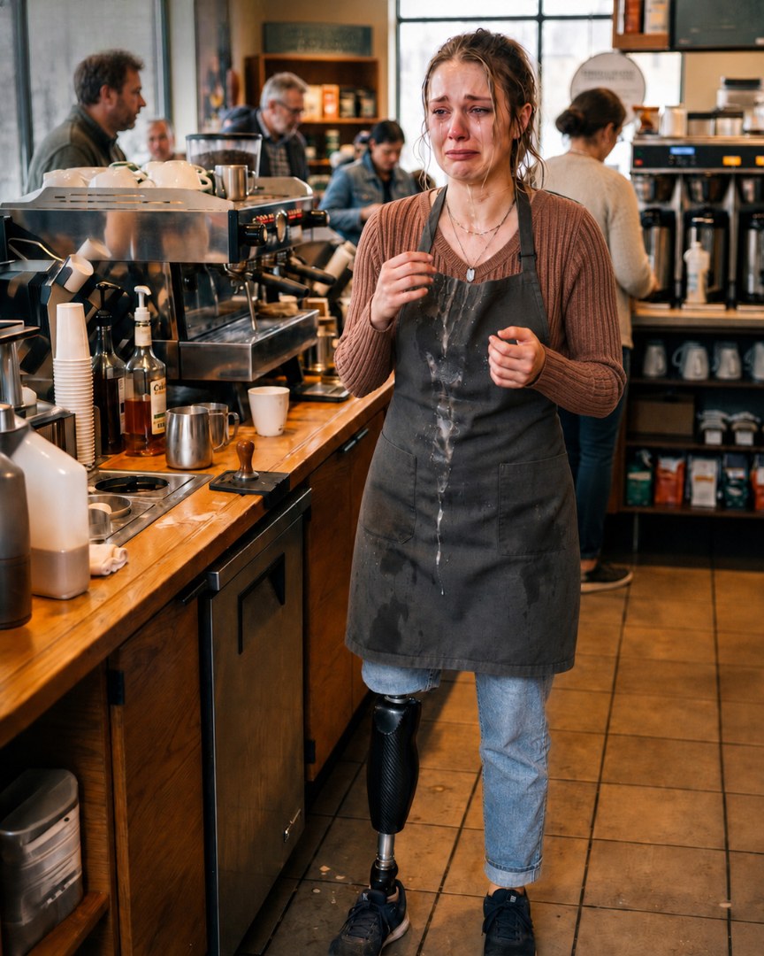 An Entitled Customer Splashed a Latte in My Face for “Being Too Slow” — But the Moment She Noticed Who Was Behind Her, She Started Trembling
