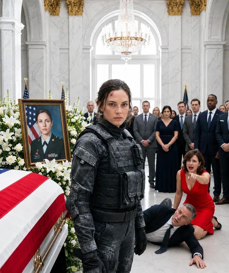 My husband locked me in a frozen cabin to steal my military life insurance, then held a $100,000 funeral over an empty casket. He forgot i was trained to survive—until i walked into my own memorial holding the padlock.