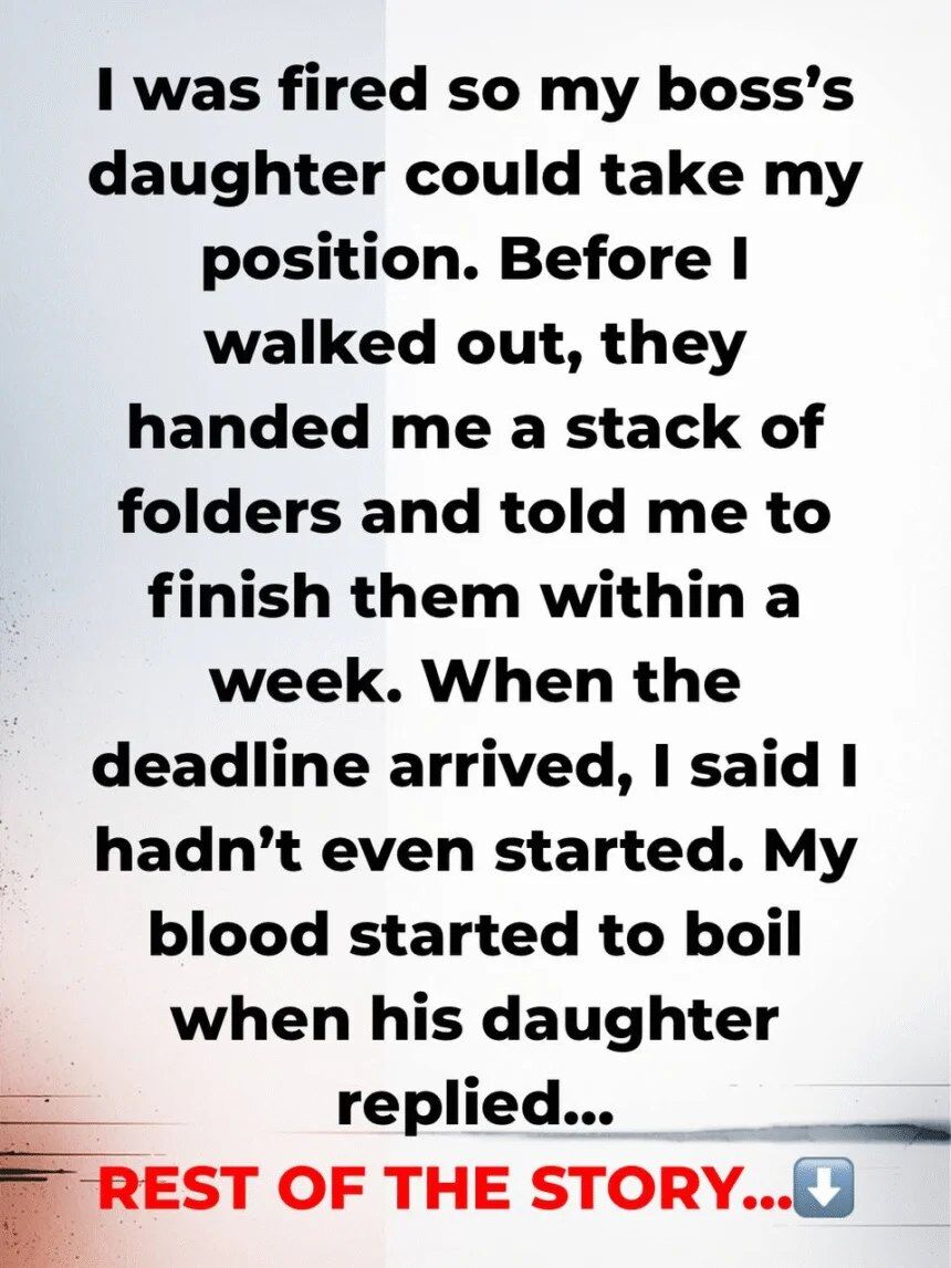 I Was Fired Unfairly, and It Turned Out to Be My Victory