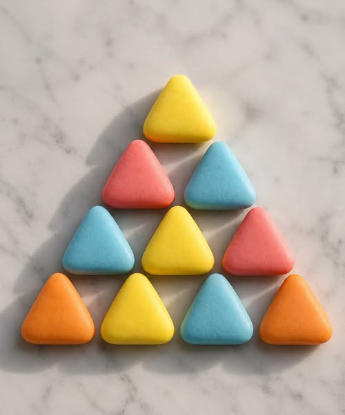 What the Count of Triangles You Spot Discloses About Your Character and Perspective