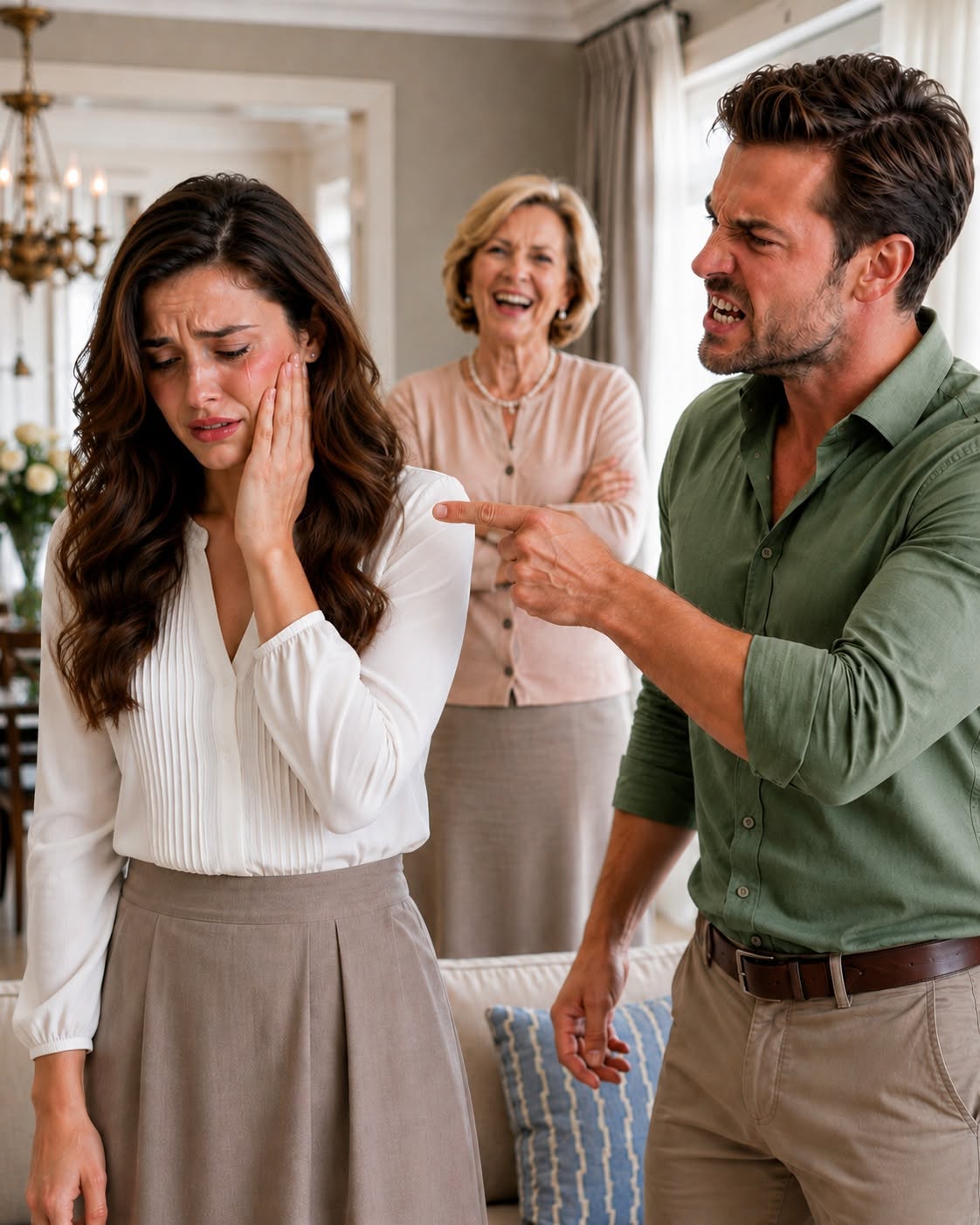 I Clashed with My Mother-in-Law…My Husband Rushed Over, Struck Me, and Screamed, “Get Out of Here!” But What They Didn’t Realize Was That the $10,000