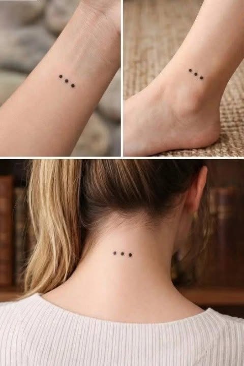 The Compelling Backstory of the Three-Dot Tattoo: A Minimalist Mark with Profound Significance