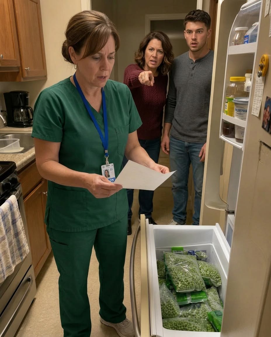 After a 26-hour hospital shift, I found my groceries covered with my daughter-in-law’s labels and a second refrigerator in my kitchen—what I discovered days later left me speechless