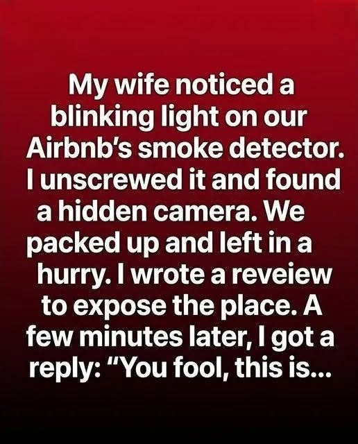 Vacation Turns Into Nightmare After Couple Discovers Hidden Camera Inside Rental Home