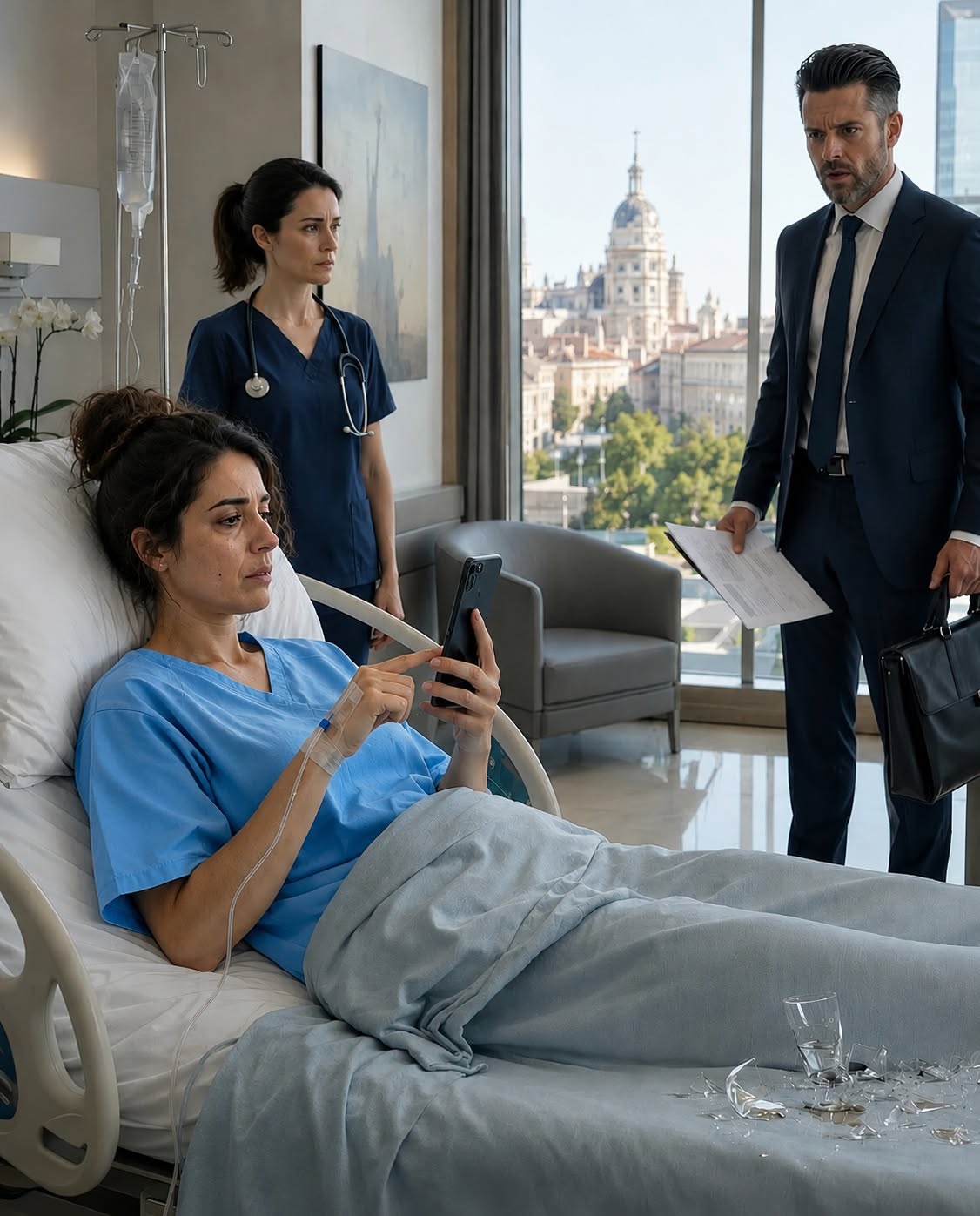 I was in the hospital for 20 days and no one asked about me… but when I stopped sending money, everyone remembered I existed. What I said next changed my marriage forever.