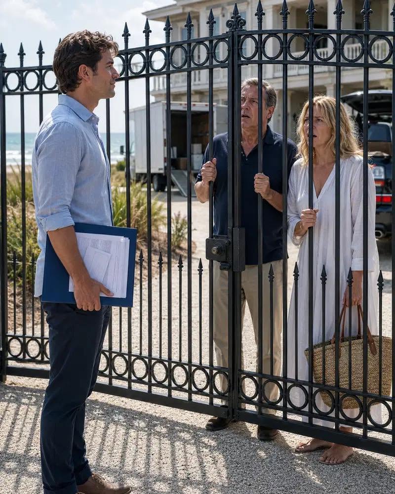 My Brother P:unched Me And Cut Me Off For 9 Years Because His Wife Called Me Trash. Yesterday, They Showed Up At My Oceanfront Mansion Saying, “We’re Moving In.” I Just Smiled And Locked The Gate…
