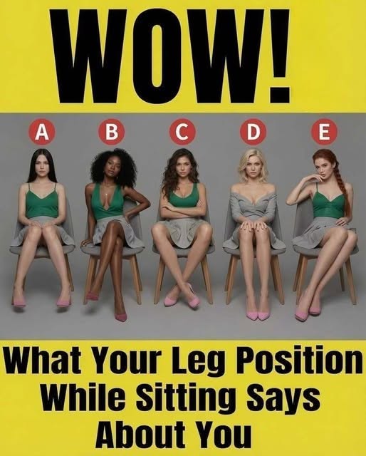 Discover What Your Seated Leg Posture Reveals About Your Personality!
