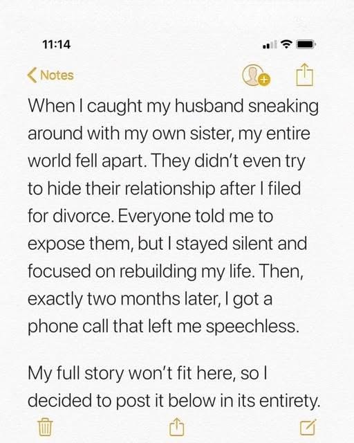 My Sister Took My Husband Away From Me — But Just Two Months Later, Life Turned Against Them in a Way I Never Expected