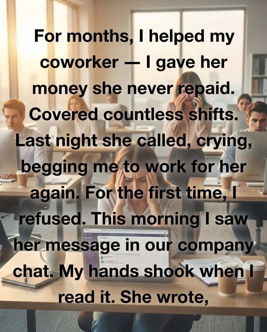 I Refused To Help My Coworker One Last Time And Discovered A Truth That Changed Everything About How I See People