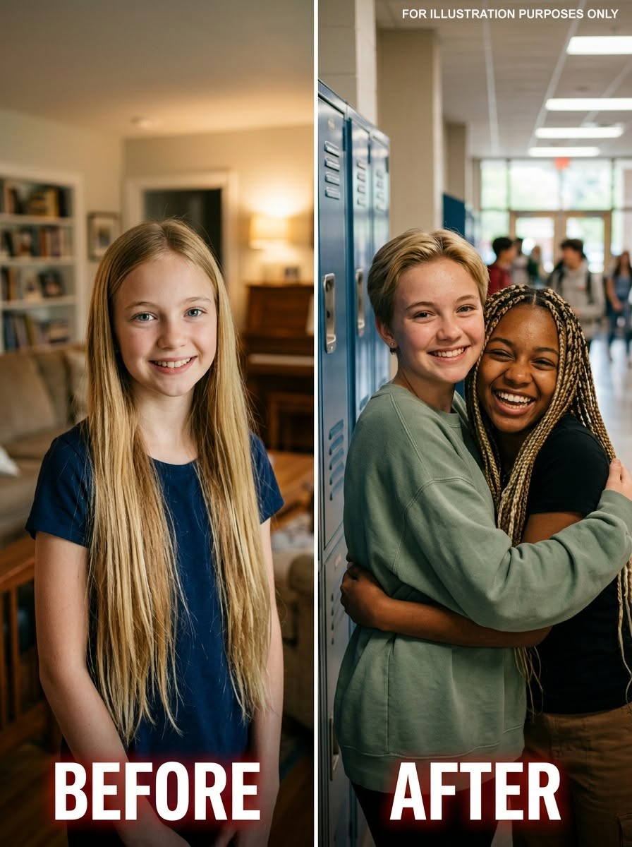 My 12-Year-Old Daughter Cut Off Her Hair for a Girl with Cancer—Then the Principal Called and Said, “You Need to Come Now and See This With Your Own Eyes”
