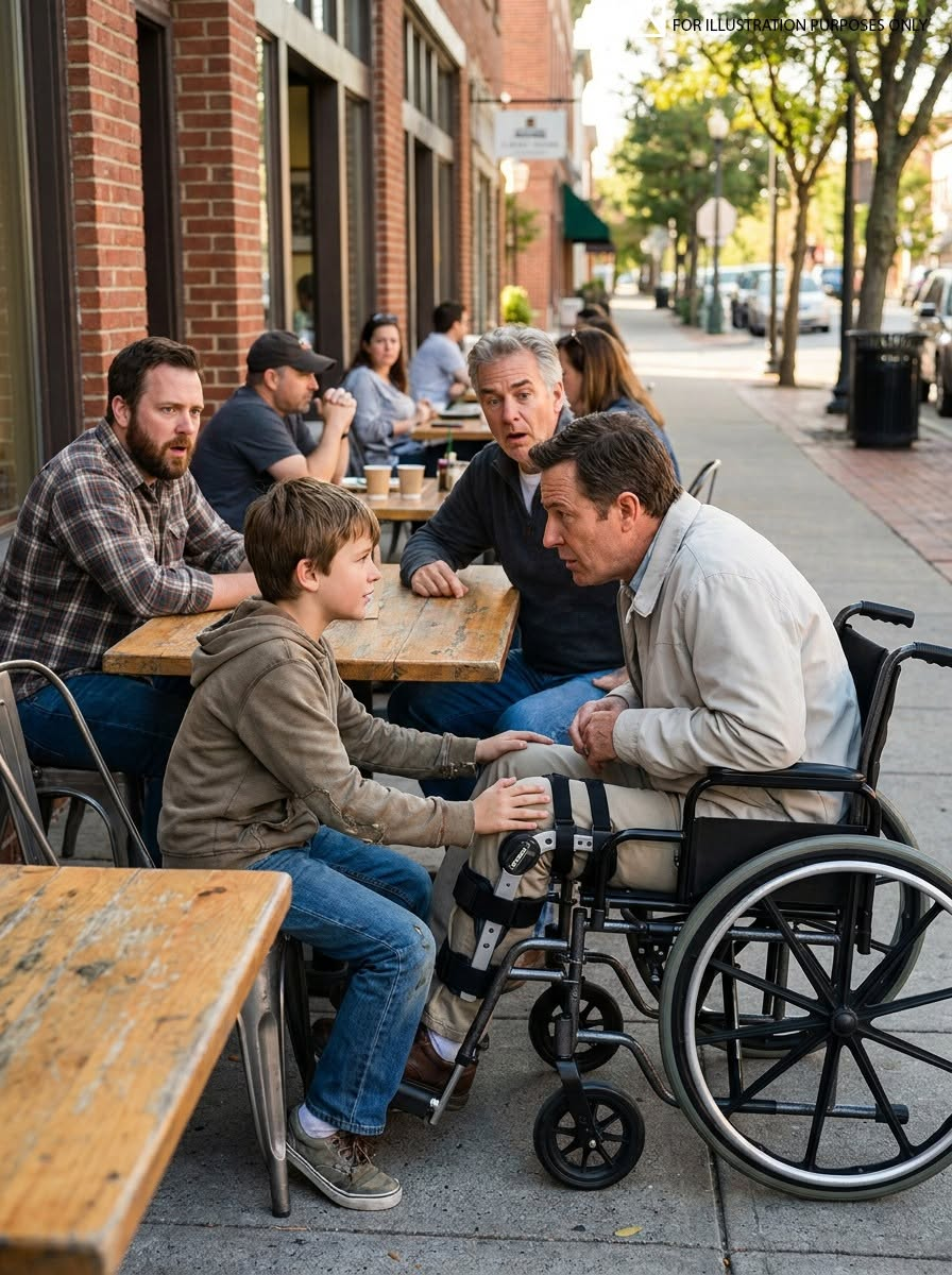 A Boy Walked Up To My Wheelchair In A Crowded Café And Said He Could Make Me Walk Again — I Laughed, Until My Toes Moved After Twenty Silent Years