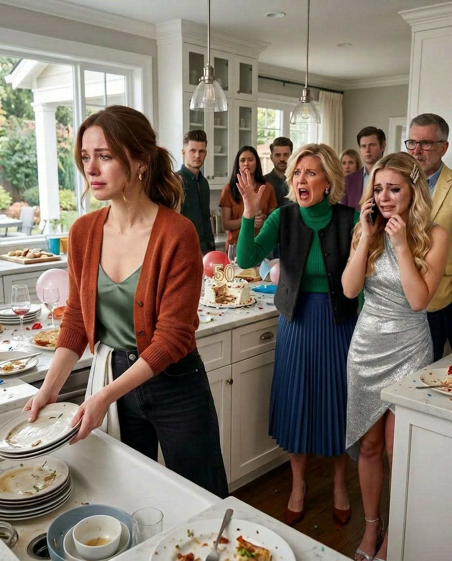 My parents forced me to cook and clean all weekend for my sister’s party with 50 guests.