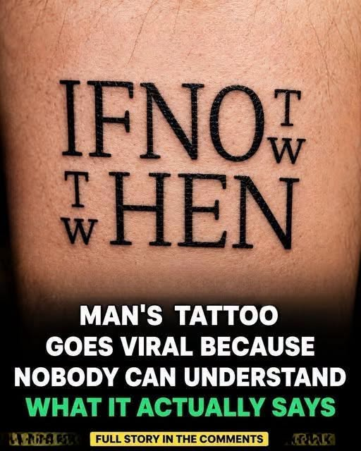 The Tattoo Puzzle That Left the Internet Furious: Can You Figure Out the Ink Mystery Driving Everyone Crazy?