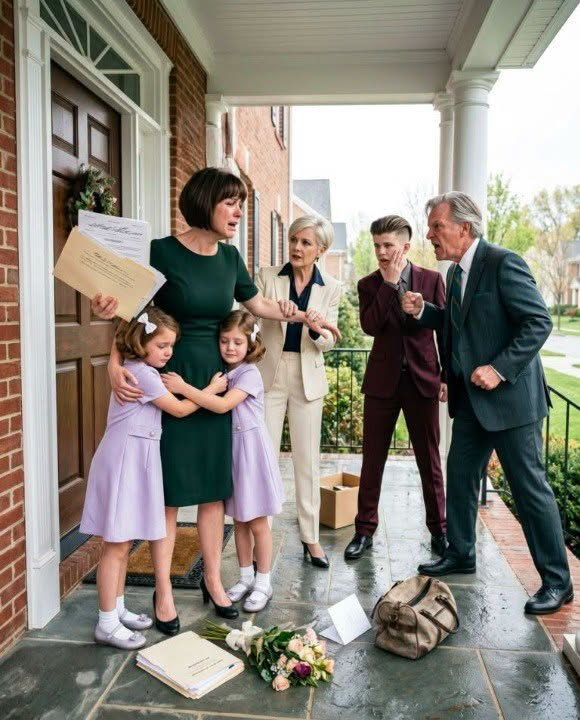 THEY DRAGGED MY CHILDREN INTO THE STORM, CALLED ME A CHARITY CASE, AND SAID MY HUSBAND’S HOUSE WAS NEVER MINE