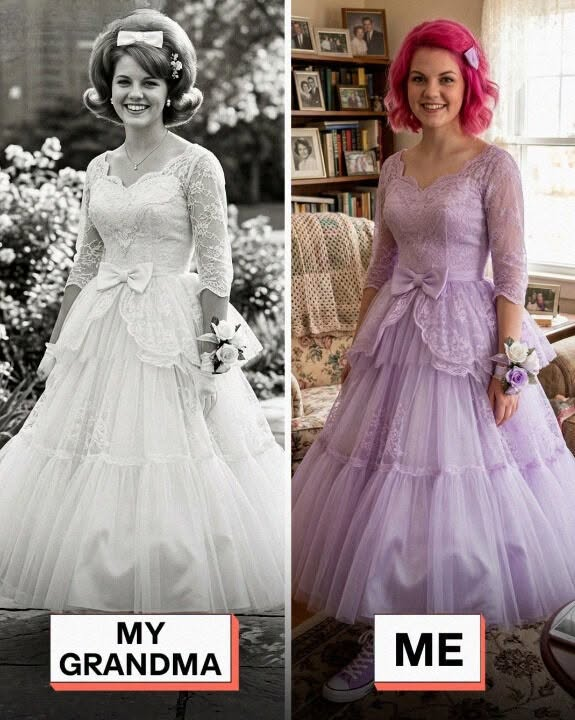 I Decided to Wear My Grandma’s Prom Dress to Honor Her – But a Hidden Note in the Hem Exposed a Truth She Kept from Me My Entire Life