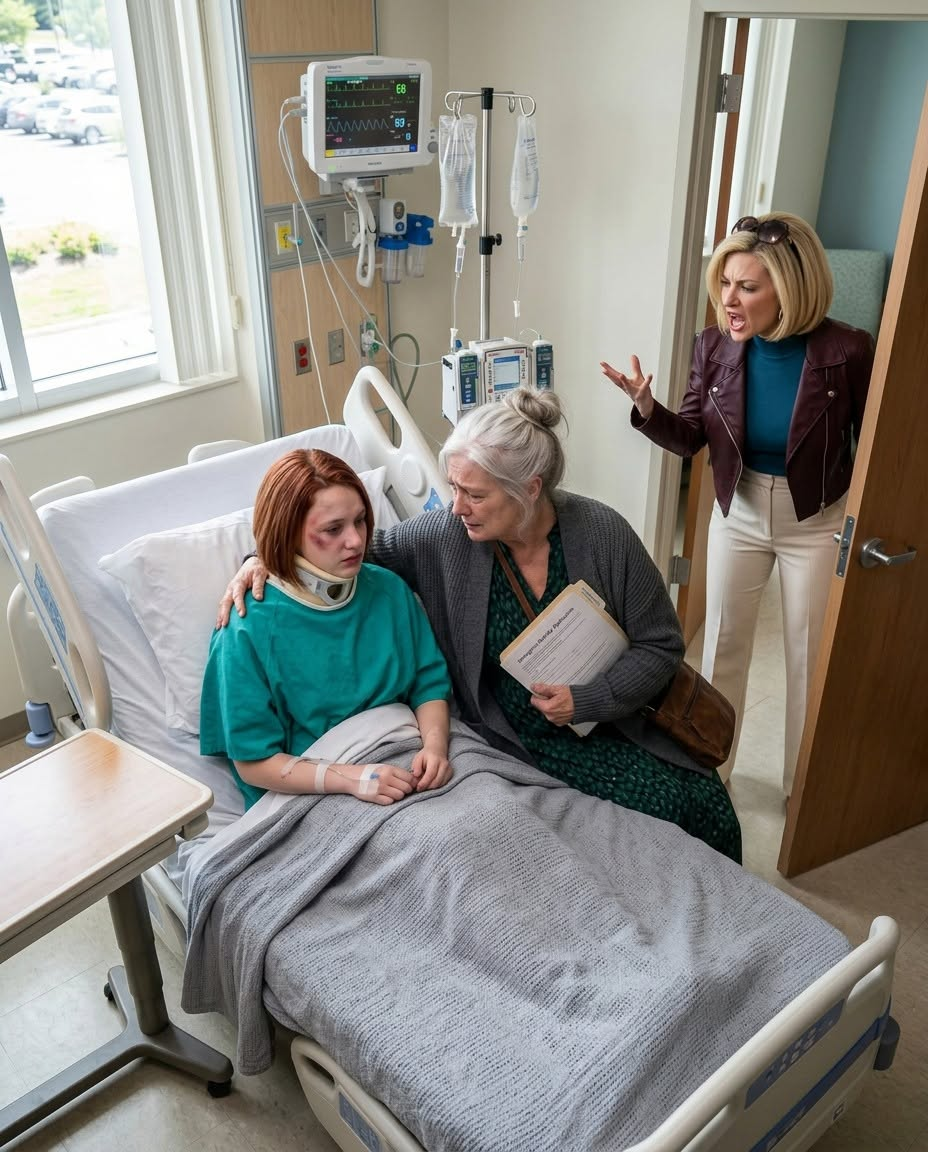 Days before my 16th birthday, I woke up in a hospital after a devastating car cr3sh and saw one signature on my consent form—my grandmother’s. My mother had chosen a spa over her injured daughter, but the moment she discovered Grandma had stepped in, she stormed into my room shouting, “She can’t…”