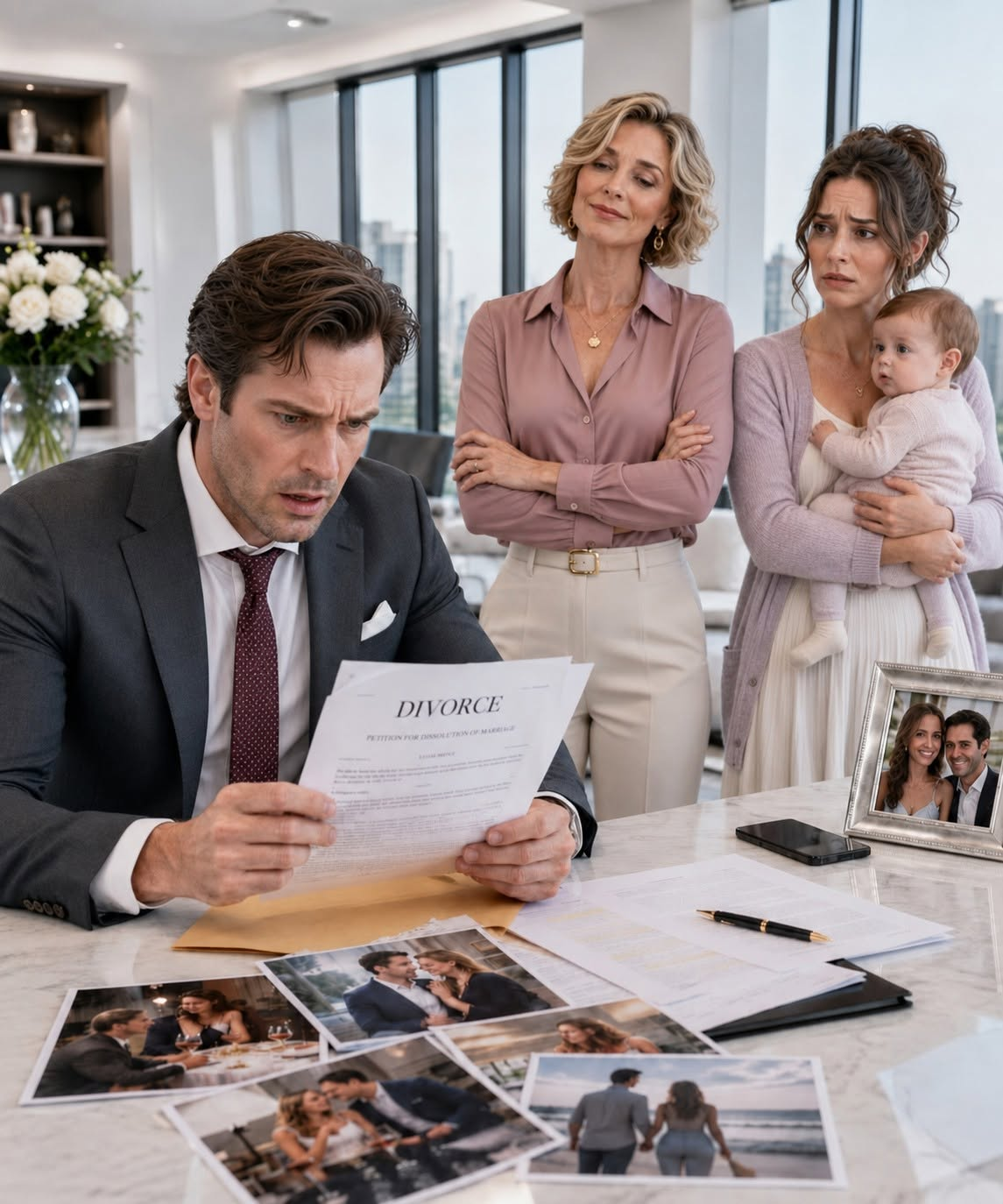 I spent the day buying luxury gifts for my mistress. That night, I came home to find my wife, newborn daughter, and everything we built gone—leaving only a manila envelope that destroyed my entire world.