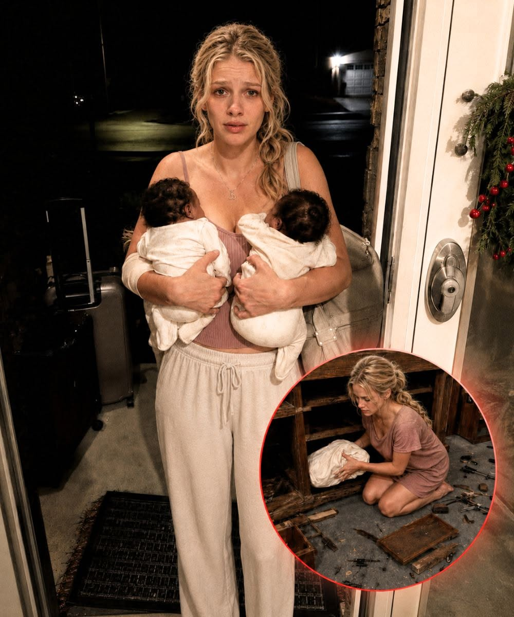 My Stepdaughter Who Always Despised Me Came Back Holding Twin Babies and Begged Me to Take Her In – What I Caught Her Doing in My Husband’s Workshop Left Me Speechless