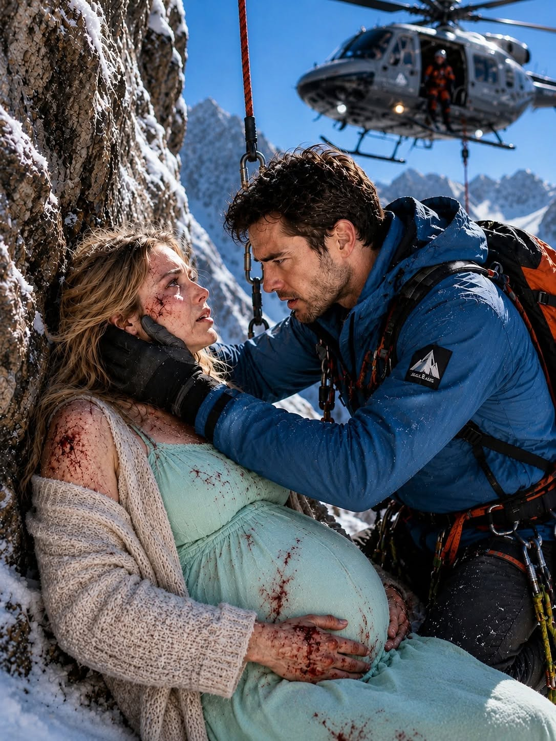 He shoved his nine-month-pregnant wife off an icy cliff just to pocket a $50 million life insurance policy. Today, at the funeral they think is mine, he’s standing with his secret lover, smirking like a winner. They think I’m dead… but they have no clue I’m still clinging to life, fighting my way back for revenge.