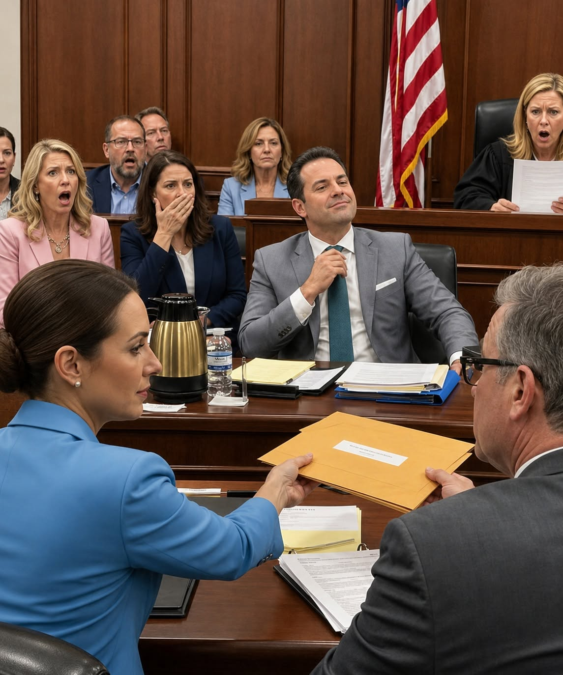 The Judge Opened My Envelope And My Husband Stopped Laughing