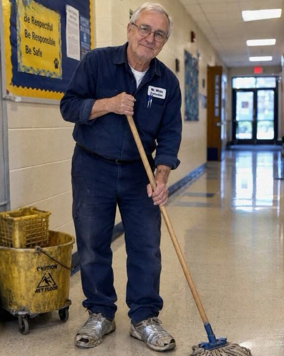 THE SHOE-SHINE SACRIFICE: I DONATED MY SNEAKERS TO THE BULLIED JANITOR—THEN THE POLICE CAME WITH HIS LAST SECRET