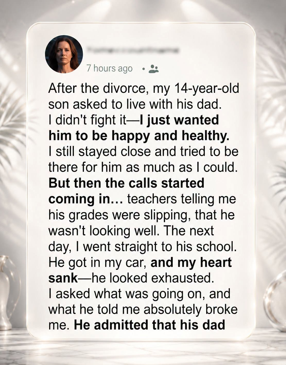 I Let My Son Go Live With His Dad—Then I Realized He Needed Saving