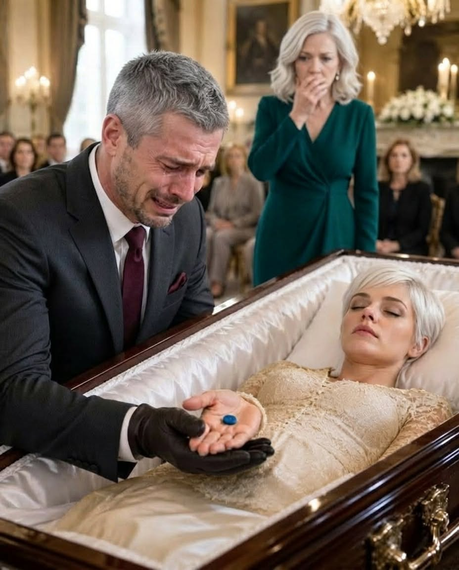 I kissed my wife’s cold forehead inside the coffin… and when I opened her closed hand, I found a navy blue button ripped off. I recognized it instantly: it was from my brother Rodrigo’s jacket.