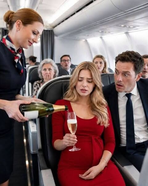 I got on a flight with my mistress, confident my wife was far away. To my shock, she welcomed us in a flight attendant’s outfit, smiled, and inquired, “Champagne to toast that business trip you fabricated?” My bl00d turned to ice.