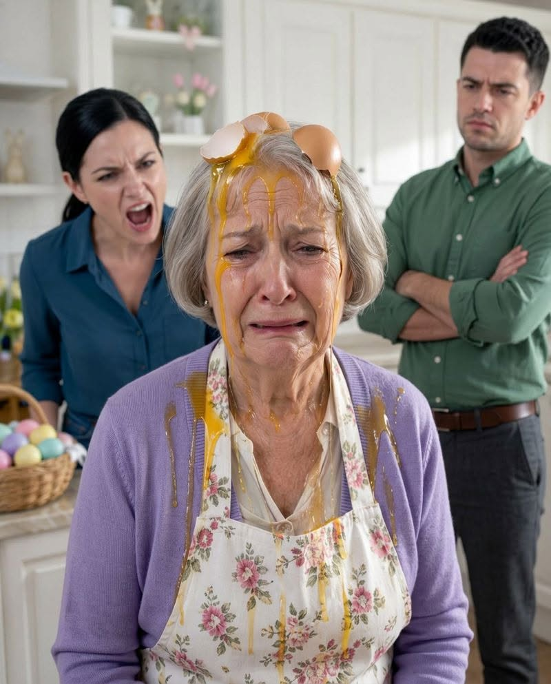 Moral I was making Easter dinner when my daughter-in-law stormed in, tasted the sauce, and sneered, “This is why nobody wants your cooking.” My son just stood there smirking. I took off my apron and smiled. “Then you won’t need my house for your party.” Minutes later, I canceled Easter dinner, changed the locks, and served them an eviction notice instead of dessert.