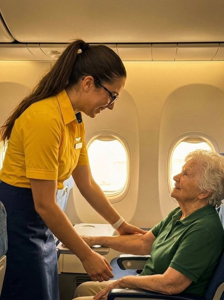 A Flight Attendant Saved a 62-Year-Old Business-Class Woman’s Life – 2 Years Later, She Received a Christmas Gift from Her as a Reward