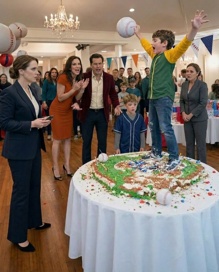 My nephew jumped into my son’s birthday cake while the candles were still burning. Then he shouted, “Mom said you’d laugh—and then I’d get a new iPhone!” Ninety seconds later, I canceled every payment keeping their perfect life alive…..