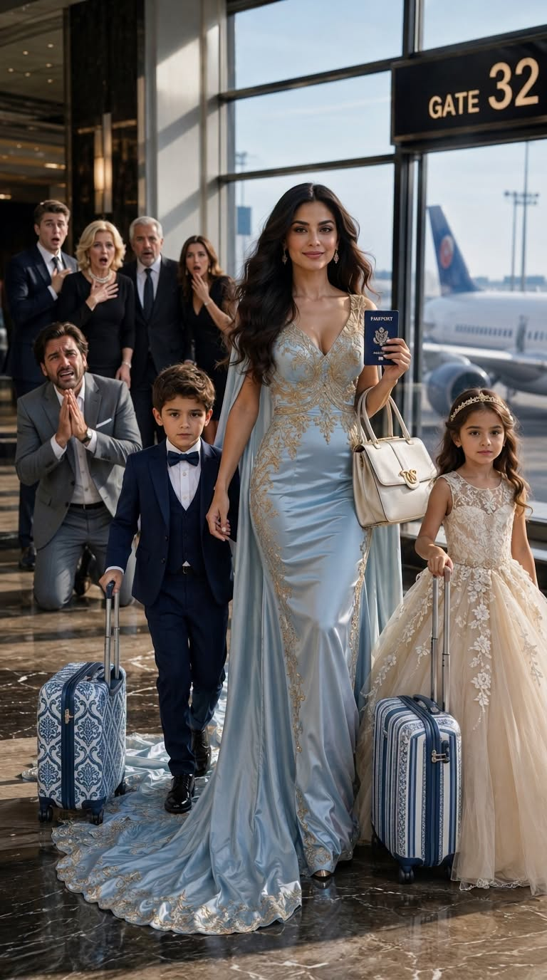 8 minutes after our divorce was finalized, my ex-husband slid a forged $3M debt across the table. “Sign over full custody of the kids, or go to federal prison,” he smirked. His mistress was waiting outside, celebrating her pregnancy. He thought he controlled the entire narrative. I didn’t cry. I pulled out our kids’ passports and whispered, “We’re leaving.” But before walking away, I dropped one classified folder on his desk. When he saw the horrifying secret inside, his arrogant empire began to crumble.