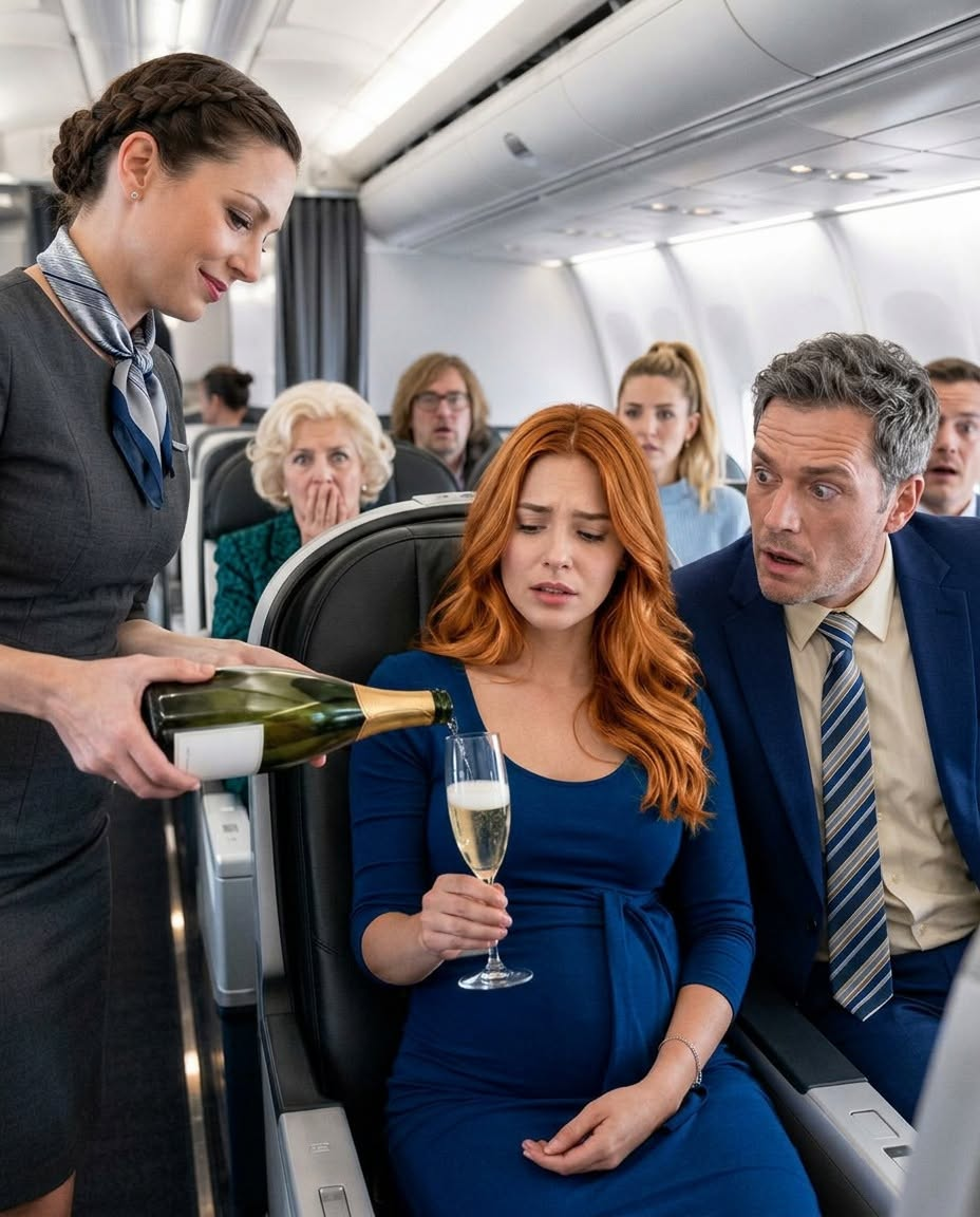 I boarded a plane with my mistress, certain my wife was miles away. Instead, she greeted us in a flight attendant’s uniform, smiled, and asked, “Champagne to celebrate that business trip you lied about?” My bl00d ran cold.
