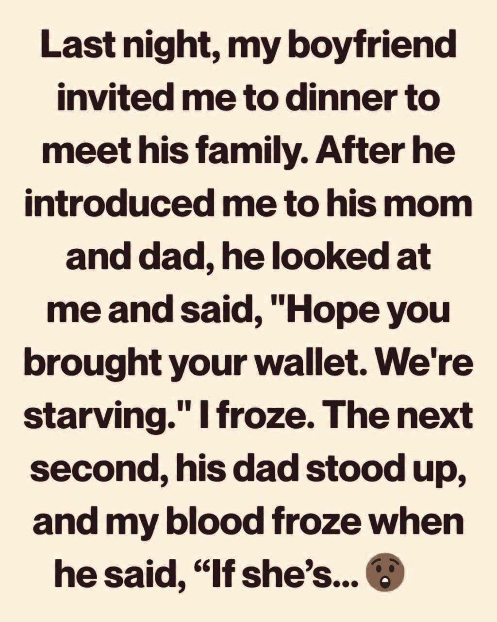 Hope You Brought Your Wallet… We’re Starving