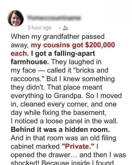 My Relatives Laughed at the Inheritance I Got from Grandpa — But They Didn’t Know I’d Have the Last Laugh