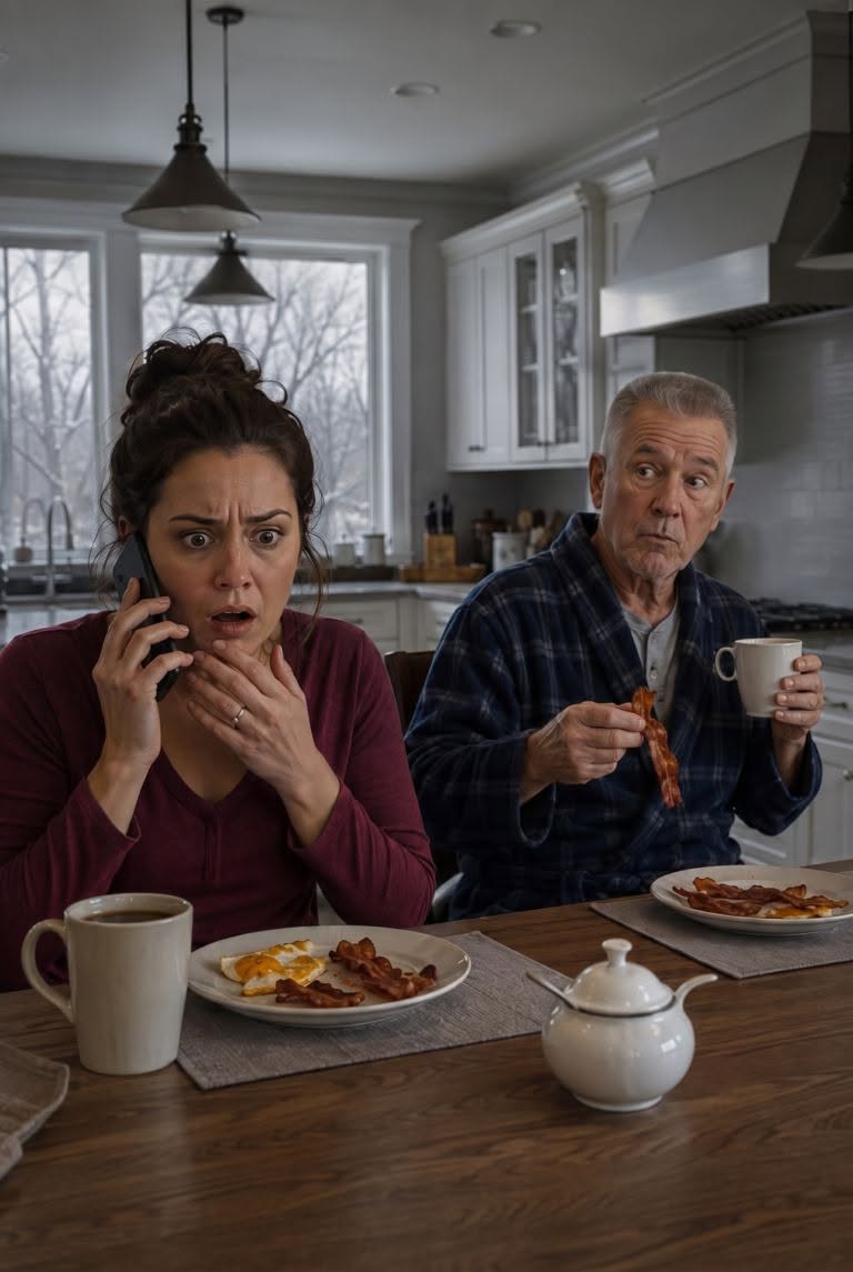 My Sister Called to Tell Me Our Father Was D.ead While He Sat Beside Me Eating Bacon. She Had No Idea the Lie She Told That Morning Would Uncover the Secret Our Family Had Buried for Thirty-Two Years.