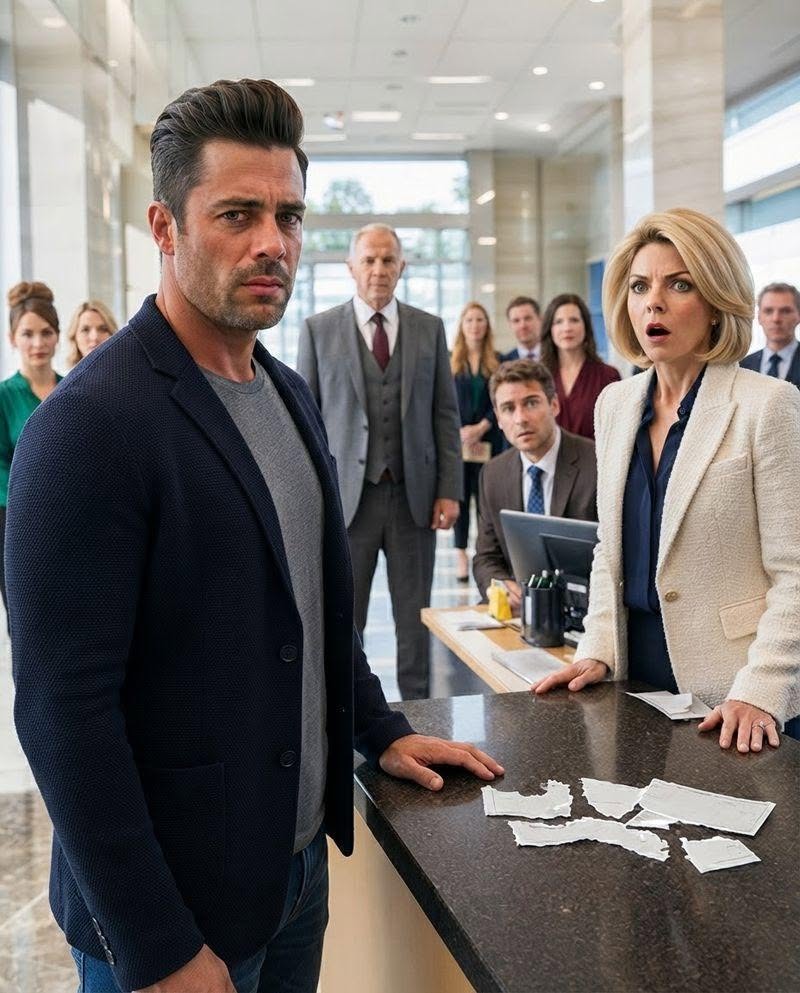 I entered the bank carrying a $5 million check meant to pay for my mother’s life-saving surgery. The branch manager—my ex-wife—laughed, tore it apart, and accused me of fraud. But minutes later, her superior rushed in, addressed me as “Sir,” and turned her confident smile into pure panic.