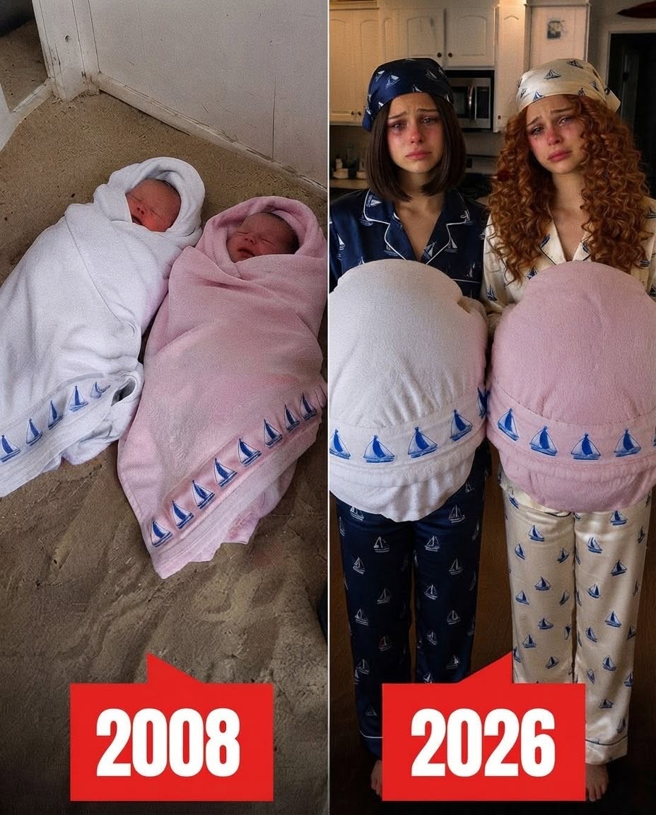 I Adopted Twin Baby Girls I Found Wrapped in Towels in a Beach Changing Cubicle – On Their 18th Birthday, They Handed Me the Same Towels and Whispered, ‘Dad… We Owe You the Truth’