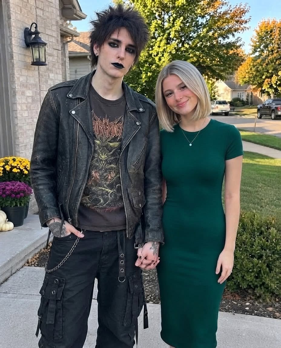 My Daughter Brought Home a Pale, Tattooed Goth Boy, and My Husband Immediately Told Him to Leave – Then the Boy Placed His Phone on the Table, and My Husband Went Even Paler