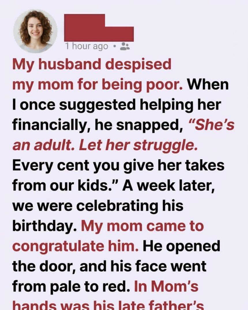 My Husband Said Poverty Was a Choice — Until My Mother Returned Something His Family Lost Forever