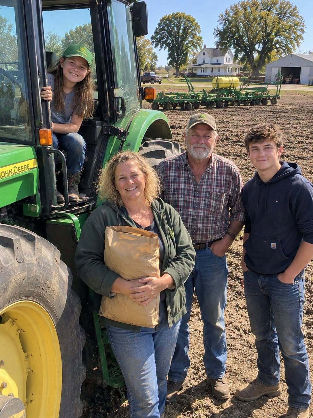 At My Husband’s Funeral Lunch, His Brothers Handed Me a $500,000 Buyout and Told Me to Leave the Farm, So I Bought 80 Acres Across the Road