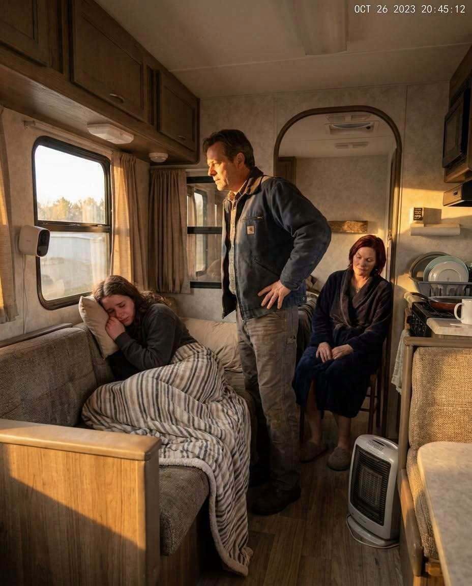 I Came Home Early for My Daughter’s 16th Birthday and Found Her Sleeping in a Freezing Camper — Then She Showed Me the Baby Monitor That Exposed Everything